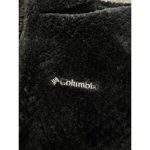 Ladies Columbia Jacket Black size Large Quarter Zip